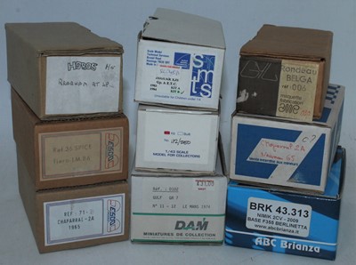 Lot 2069 - Nine various boxed as issued 1/43 scale resin...