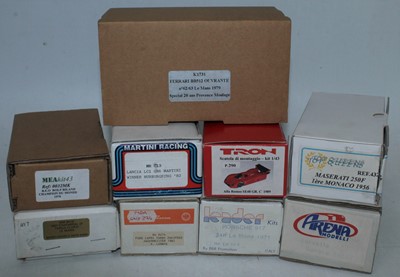 Lot 2070 - Nine various boxed as issued 1/43 scale white...