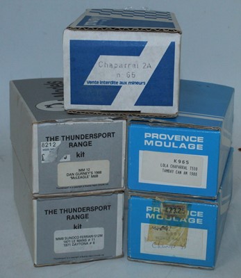 Lot 2072 - Five various boxed 1/43 scale white metal and...