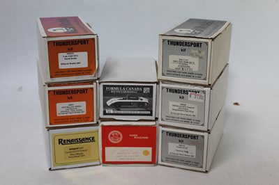 Lot 2075 - Eight various boxed 1/43 scale white metal and...