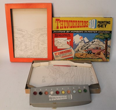 Lot 2517 - Thunderbirds 3D painting set  by JR21 Toys,...