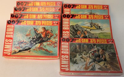 Lot 2520 - Group of 7 James Bond jig-saws no 1,2,4 (3...