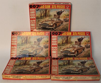 Lot 2521 - Group of 6 James Bond jig-saws issue no 3, all...