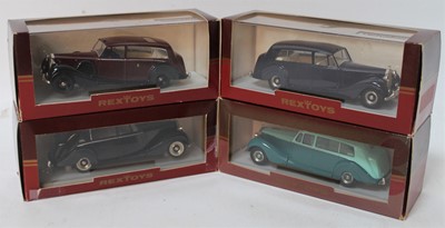 Lot 2295 - Rextoys Rolls Royce models x4 mint boxed,...