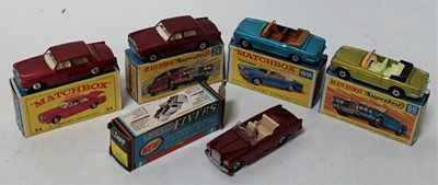 Lot 1635 - Matchbox group of 4 Rolls Royce's and 1 Impy...