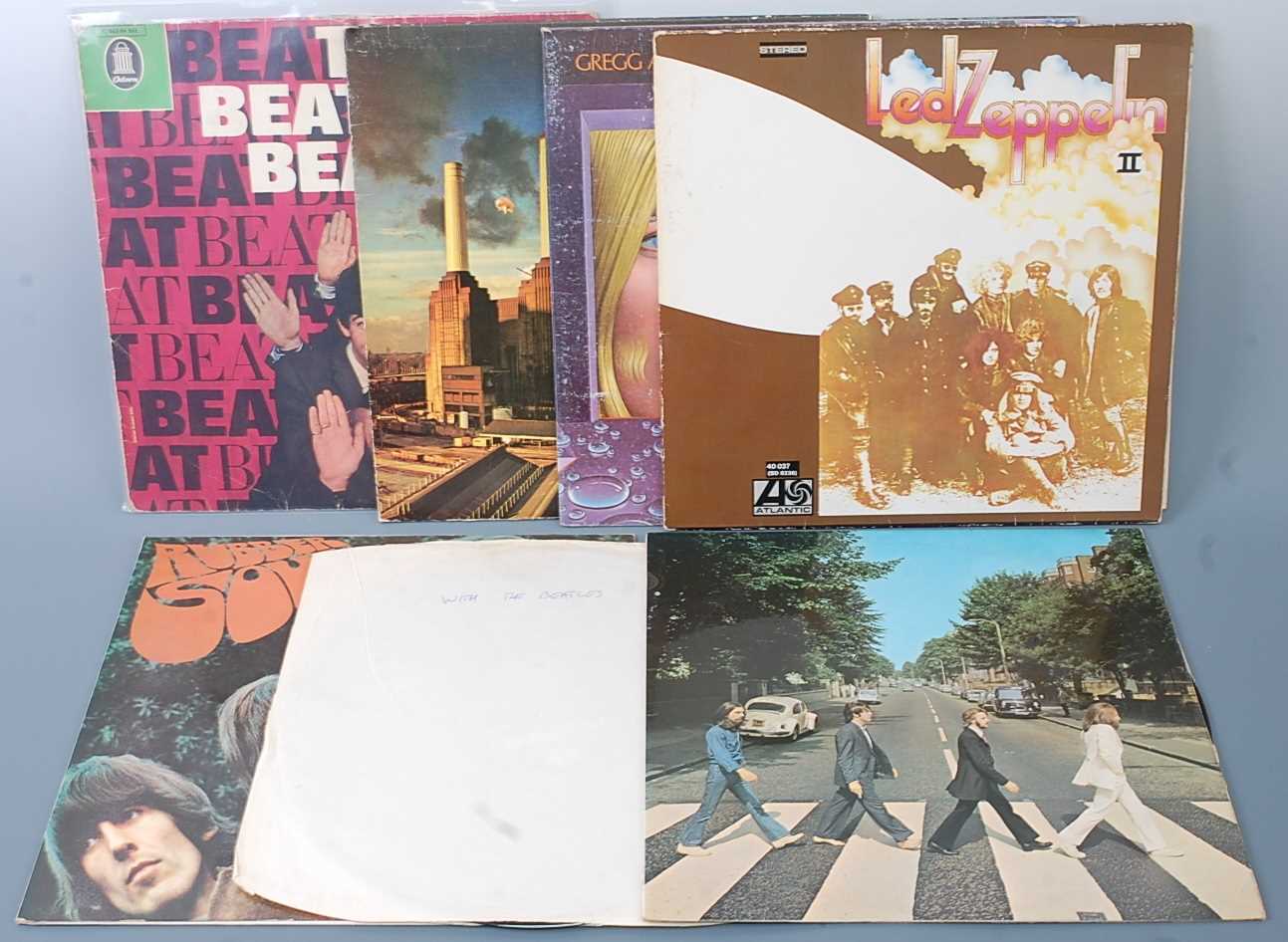 Lot 646 - A collection of assorted LP's to include Led...