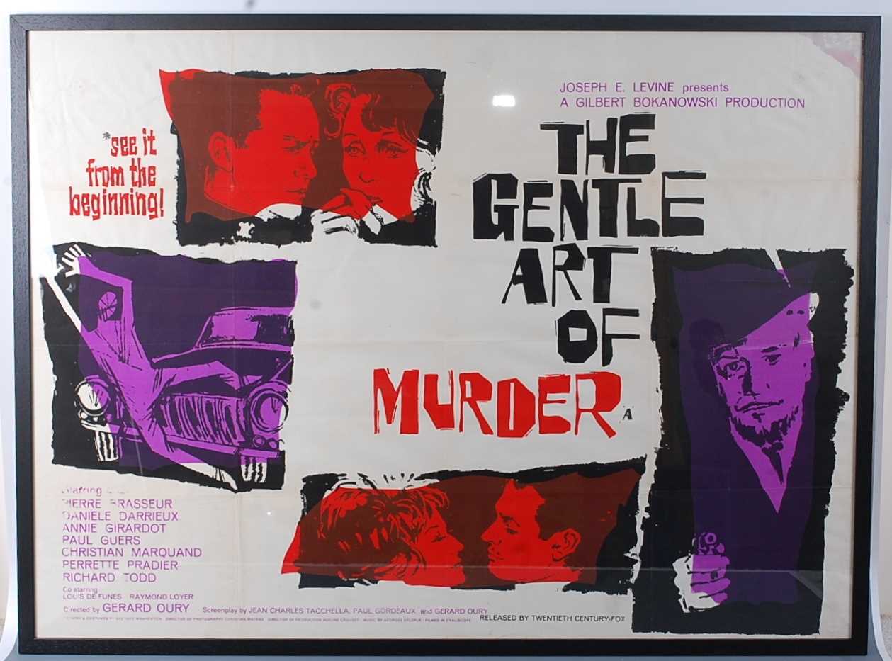 Lot 519 - The Gentle Art Of Murder, 1962 UK quad poster,...