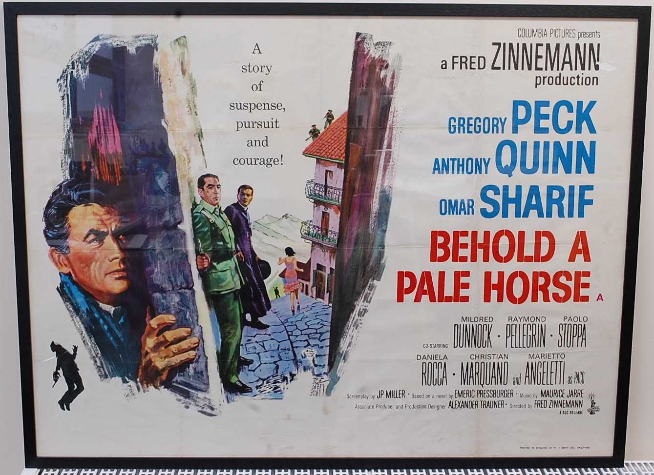 Lot 522 - Behold A Pale Horse, 1964 UK quad poster,...