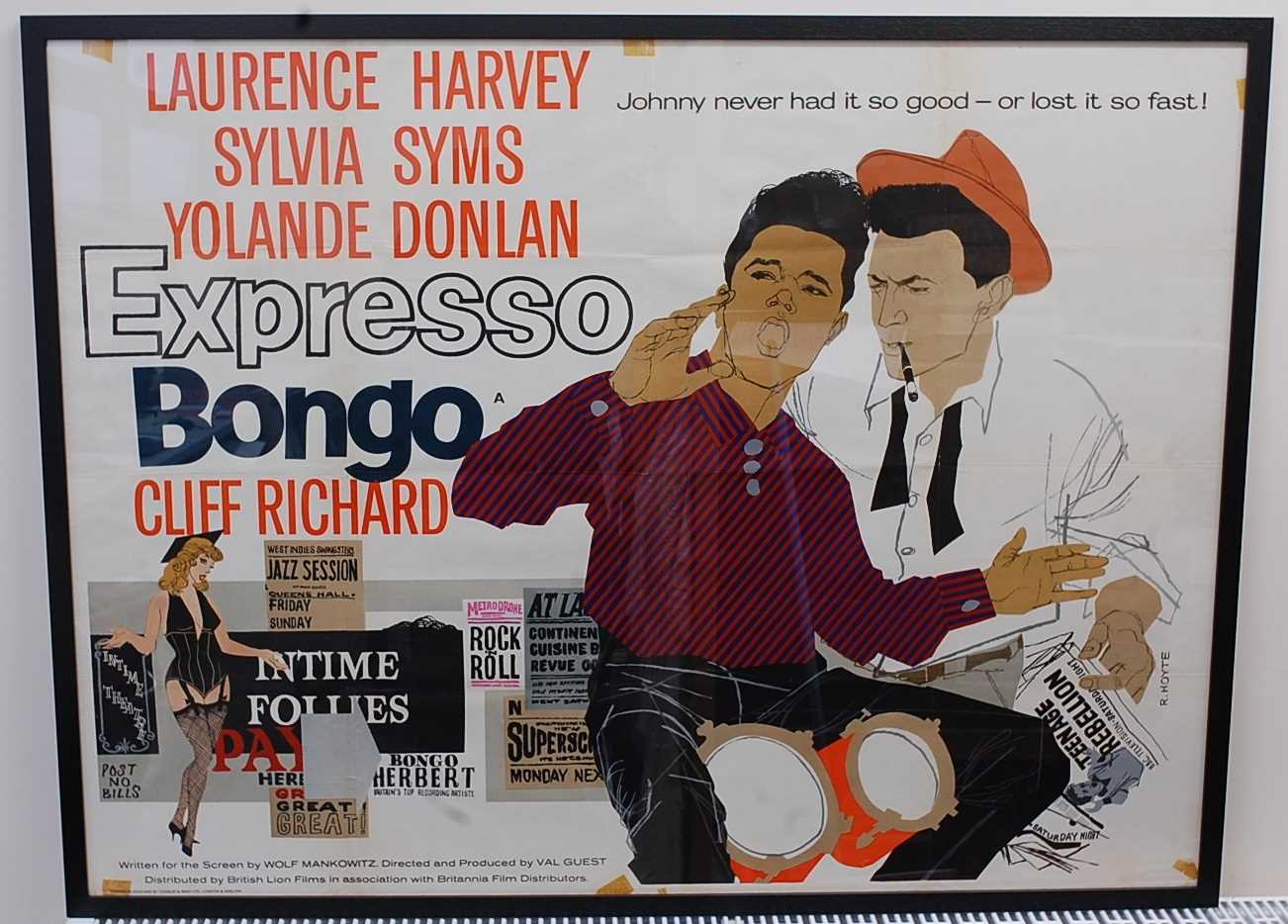 Lot 523 - Express Bongo, 1959 UK quad poster, starring...