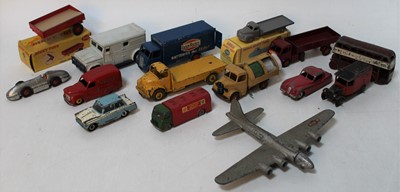 Lot 1415 - Dinky group of 15 mainly Dinky play worn...