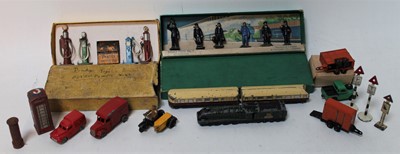 Lot 1416 - Dinky mixed group of  Dublo and "O" Gauge...