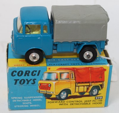 Lot 1235 - Corgi Toys boxed 470 Forward Control Jeep with...