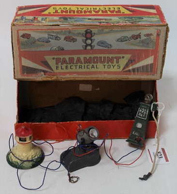 Lot 823 - Paramount Electrical Toys, 3 piece Miniature...