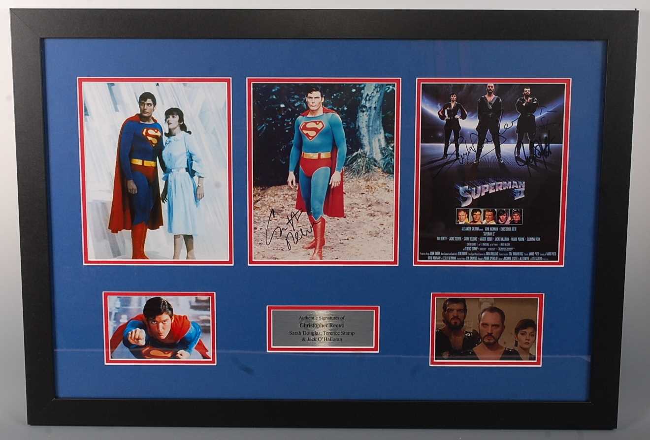 Lot 525 - Superman, a rare autograph presentation...