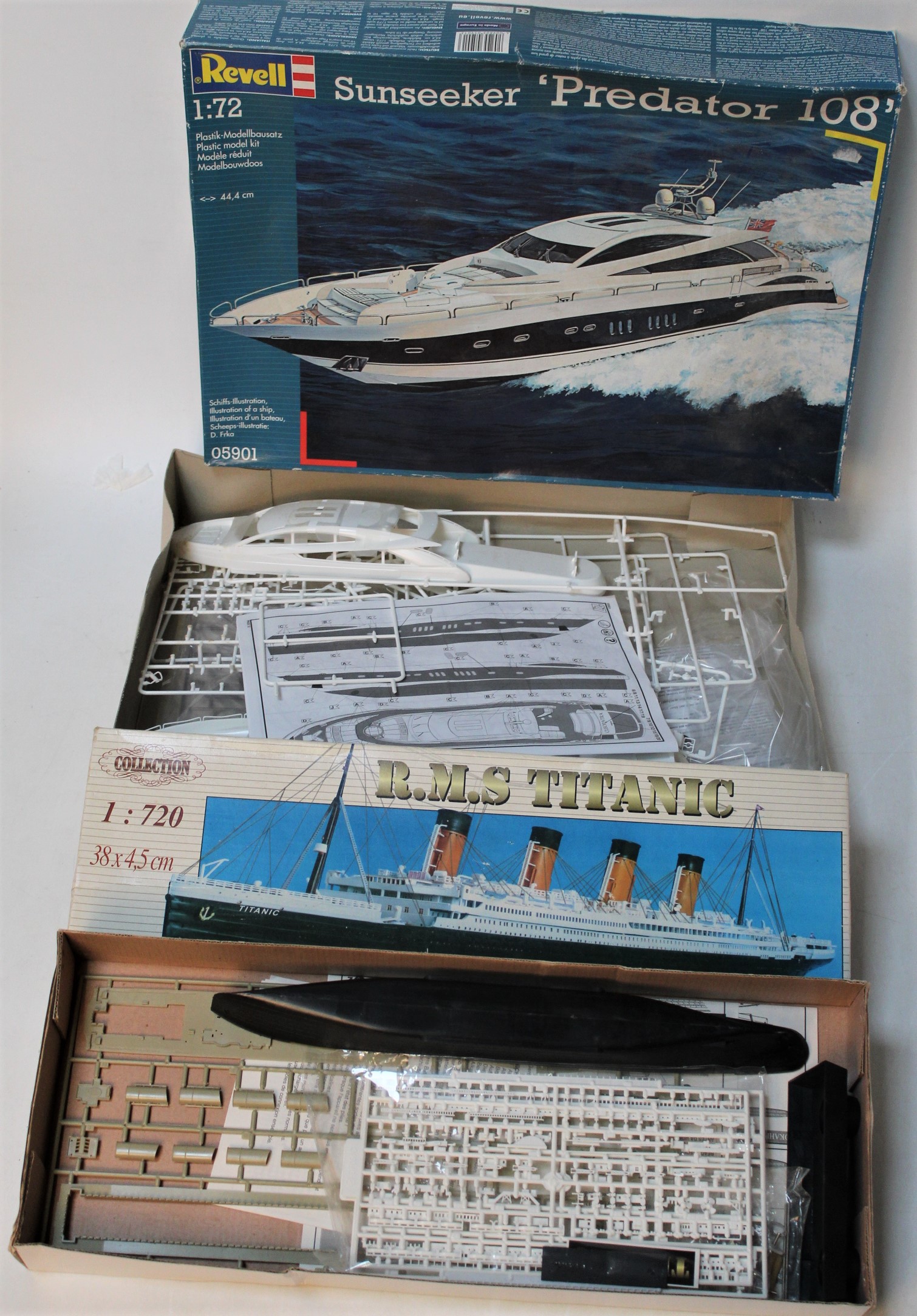 Sold at Auction: 4 Vintage Hobby Kits - including 1 Revell 1/720