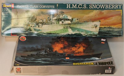 Lot 1045 - Two large Revell ship kits as follows, 1:72nd...