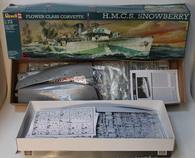 Lot 1045 - Two large Revell ship kits as follows, 1:72nd...