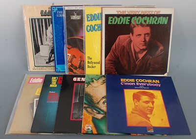 Lot 650 - A Collection of ten Eddie Cochran and Gene...