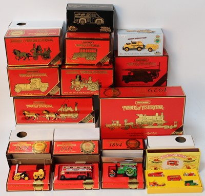 Lot 1645 - Matchbox large group of Yesteryears in red...