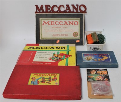 Lot 844 - Meccano items: gears outfit 'A'; Mechanisms...
