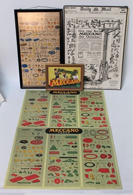 Lot 845 - Various Meccano advertising/parts list, one...