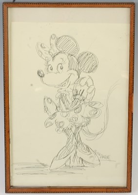Lot 550 - Bill Hajee, (20th century), Minnie Mouse, ink...