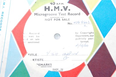 Lot 654 - A collection of assorted 7" H.M.V. Microgroove...