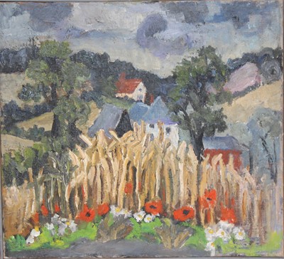 Lot 323 - Lucy Harwood (1893-1972) - Country landscape...