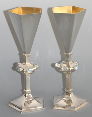 Lot 124 - A pair of 1970s Aurum silver limited edition...