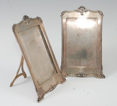 Lot 1149 - A pair of Mappin & Webb silver easel...