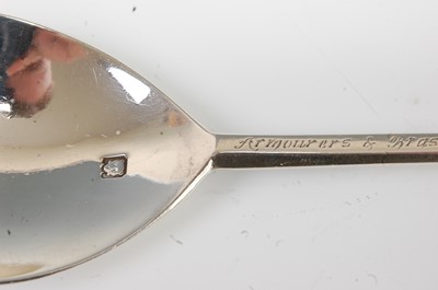 Lot 1165 - A pair of silver seal-top spoons, in the 16th...