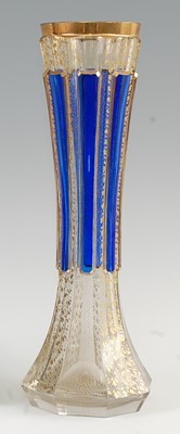 Lot 1093 - A Bohemian glass  vase by Moser, circa 1900,...