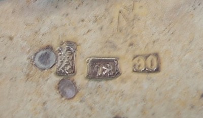Lot 1296 - A circa 1900 Hong Kong silver footed...