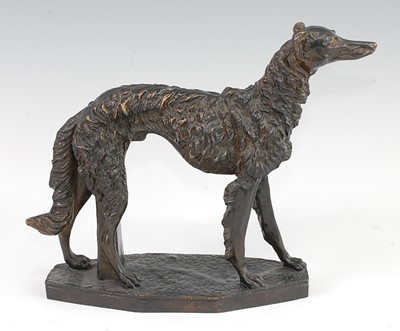 Lot 1269 - After Pierre Jules Mene - Bronze hound, in...