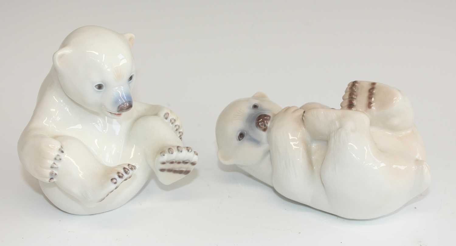 Lot 31 - Two Royal Copenhagen porcelain figures of...