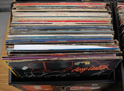 Lot 658 - Two boxes of miscellaneous 12" vinyl, albums...