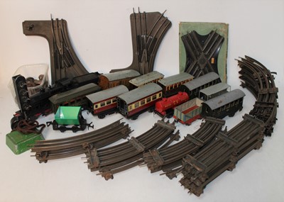 Lot 210 - Plastic crate containing non-Hornby (?...