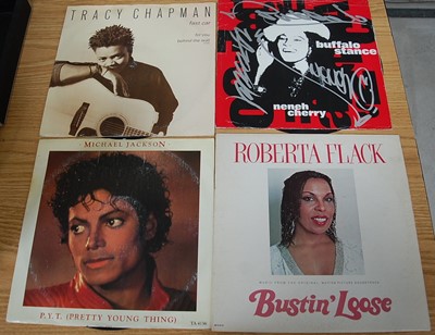 Lot 666 - A large collection of assorted 12" vinyl,...