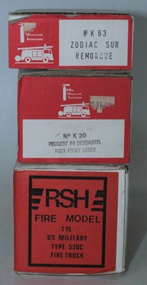 Lot 2080 - Three various boxed white metal and resin MVI...