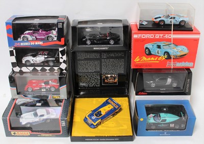 Lot 2092 - Nine various boxed 1/43 scale diecast Le Mans...