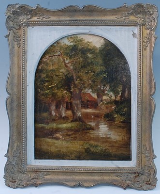 Lot 1341 - Thomas Churchyard (1790-1865) - The pond at...