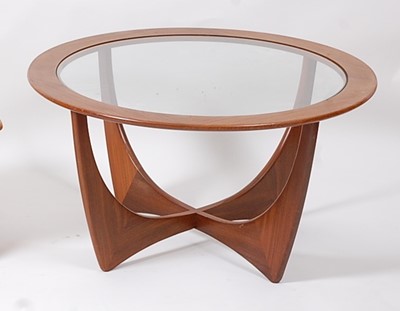 Lot 393 - A 1960s G-Plan teak 'Astro' circular coffee...