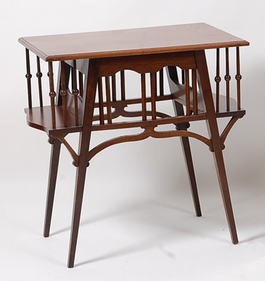 Lot 336 - An Arts & Crafts walnut occasional table,...