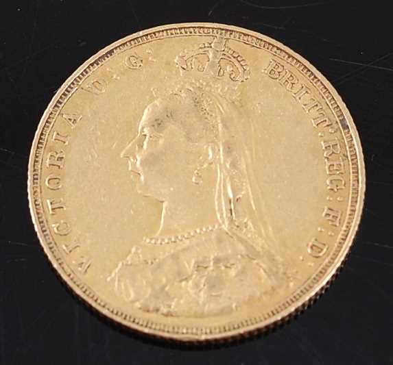 Lot 2036 - Great Britain, 1887 gold full sovereign,...