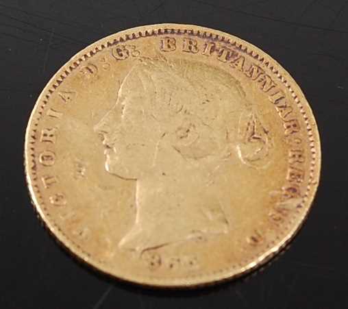 Lot 2037 - Australia, 1865 gold half sovereign, Sydney...