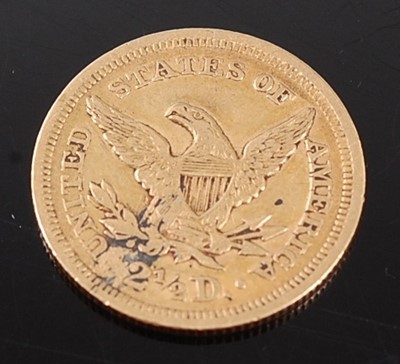 Lot 2073 - U.S.A., 1851 gold 2 1/2 dollar, Philadelphia...