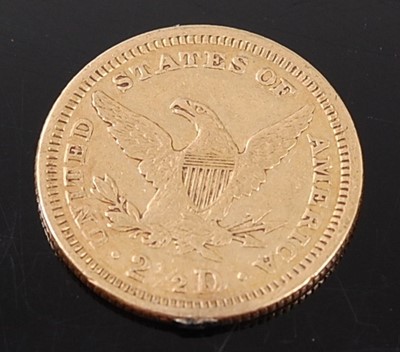 Lot 2074 - U.S.A., 1873 gold 2 1/2 dollar, Philadelphia...