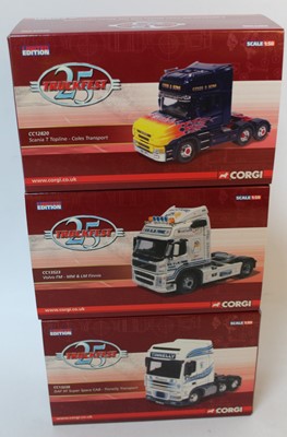 Lot 2317 - Three various boxed Corgi Toys Truckfest 1/50...