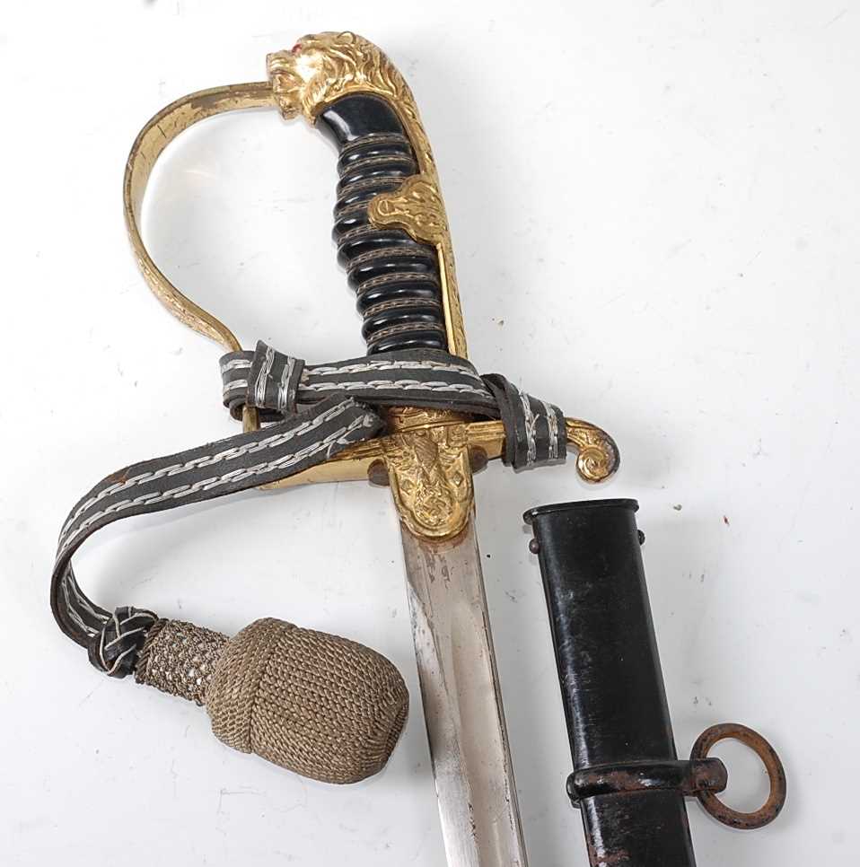 Lot 2252 - A German Third Reich Army Officer's sword, the...