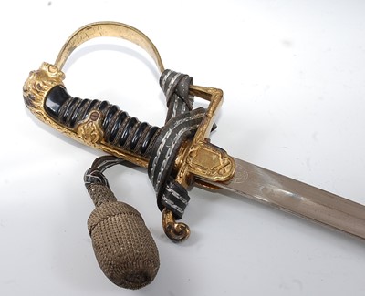 Lot 2252 - A German Third Reich Army Officer's sword, the...